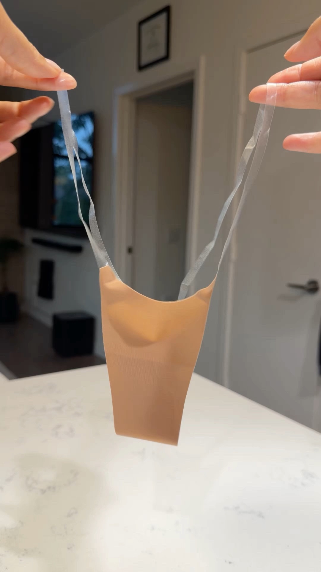 these are my favorite underwear right now. @Stringys is the creator of the ✨invisible underwear✨ and they are perfect for working out, tight or see-through clothing!

i just bought a 6-pack of their new carmel clay color and i’m in love 😍 you also get 25% off when you buy this pack! 

#stringys #underwear #shapewear #seamless #nude  

#LTKPetite #LTKunboxing #LTKActive