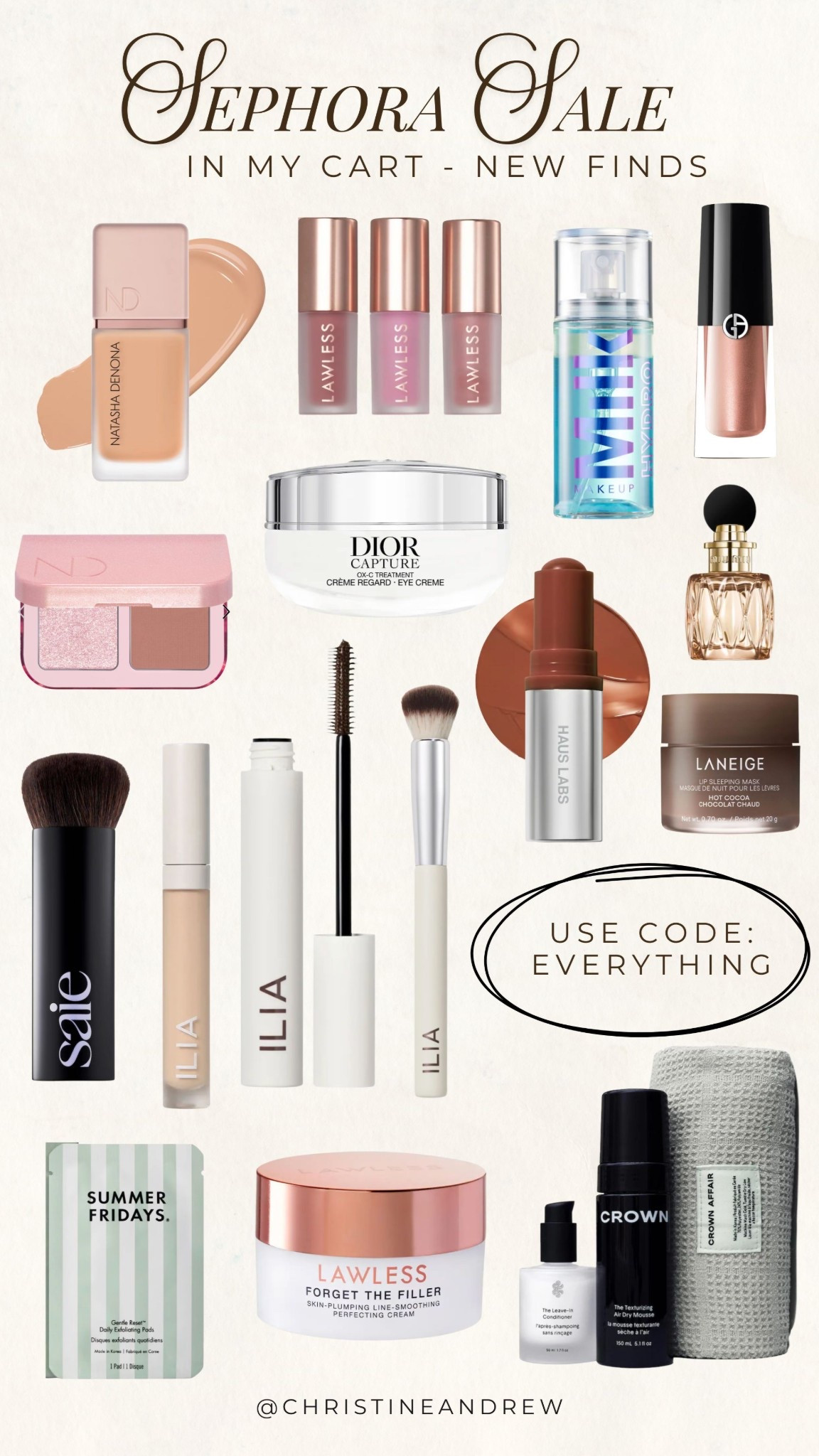 Sephora sale! Rouge members get 20% off with code EVERYTHING 



#LTKGiftGuide #LTKBeauty #LTKSaleAlert