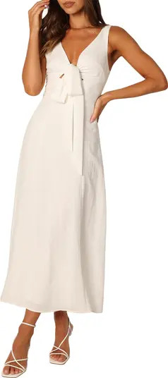 Archer Tie Front Sleeveless Dress | Nordstrom