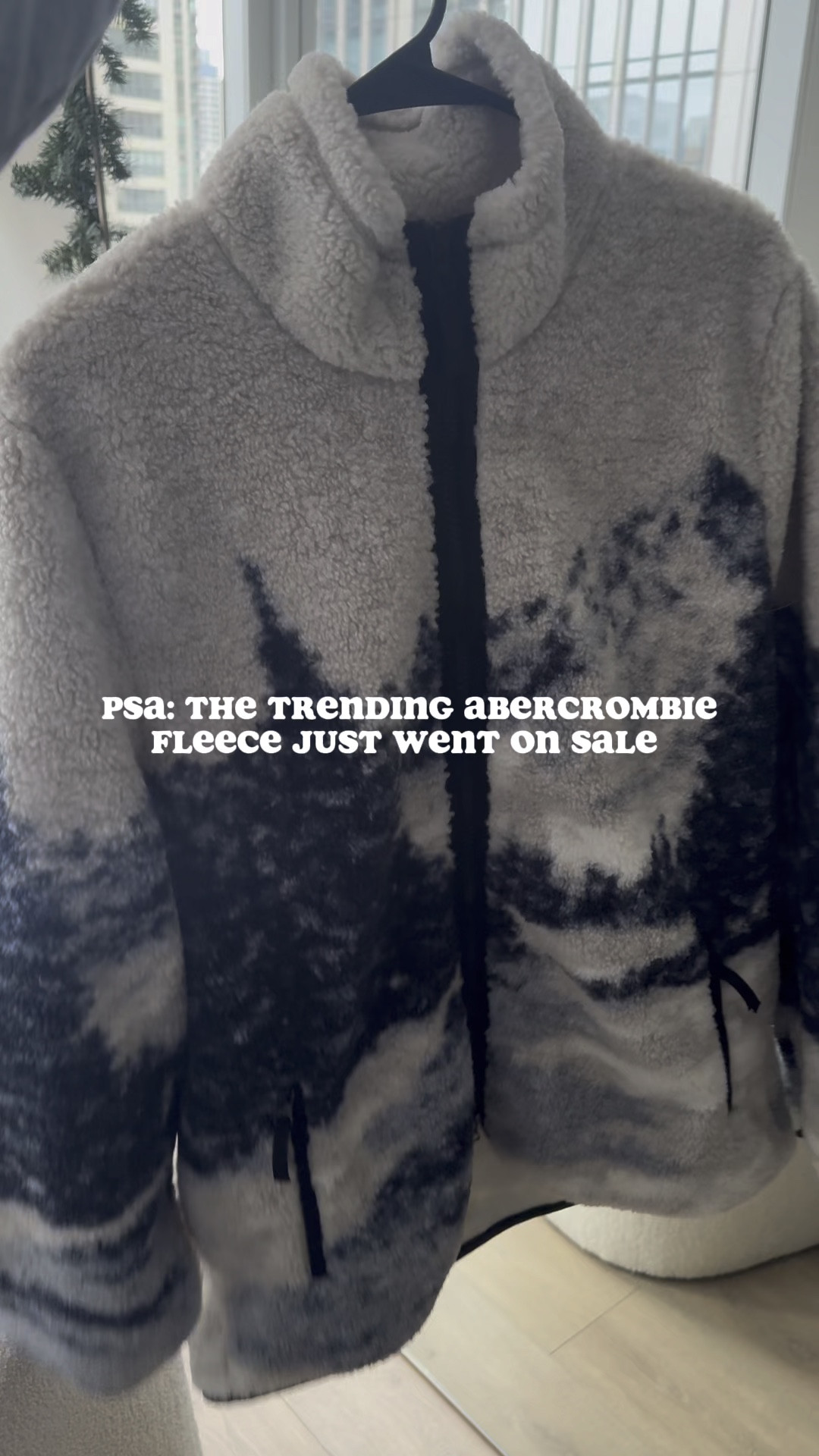 Abercrombie and fitch sales fleece jacket