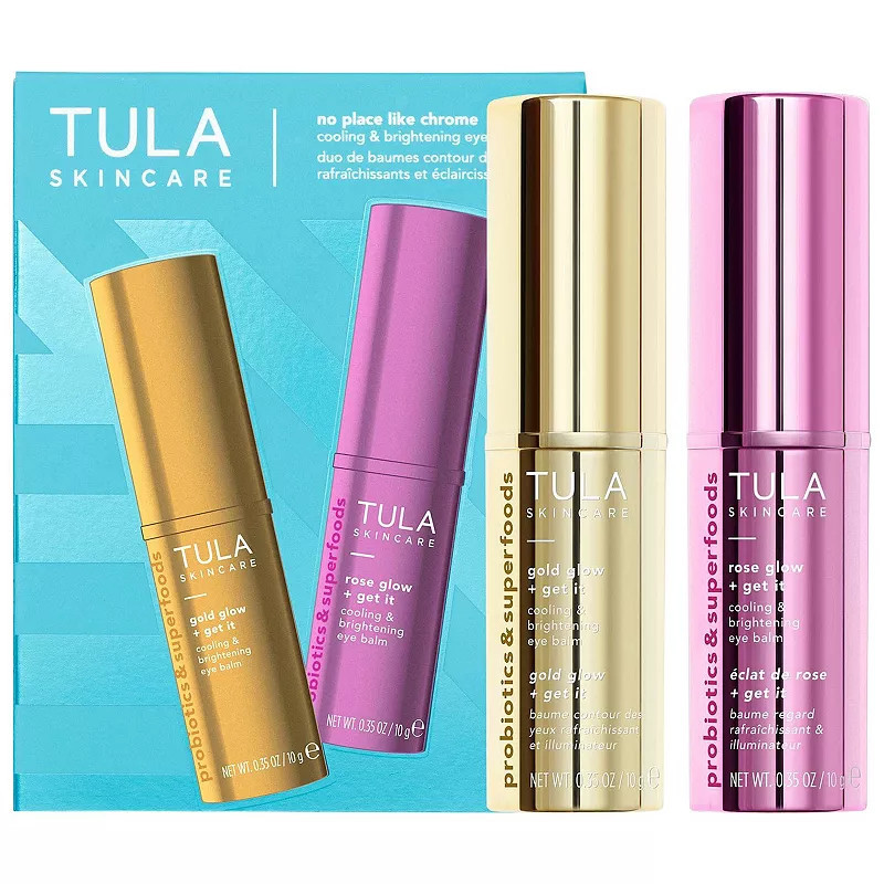 TULA Skincare No Place Like Chrome Eye Balm Duo Set, None | Kohl's