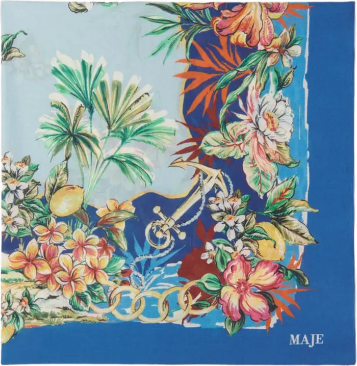 Cotton Printed Scarf | Nordstrom