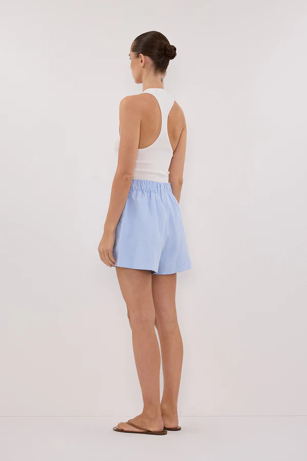 RHEA BLUE COTTON SHORT | DISSH