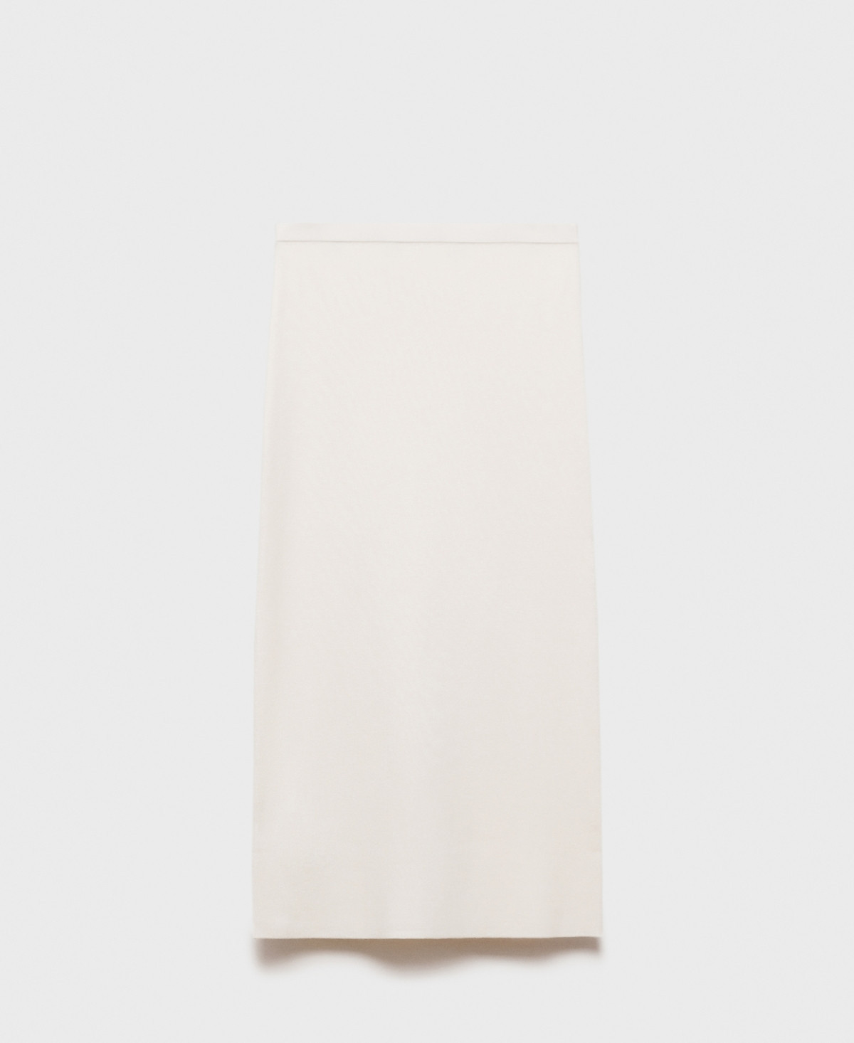 Mango Women's Fine Knit Midi Skirt - Ecru | Macy's