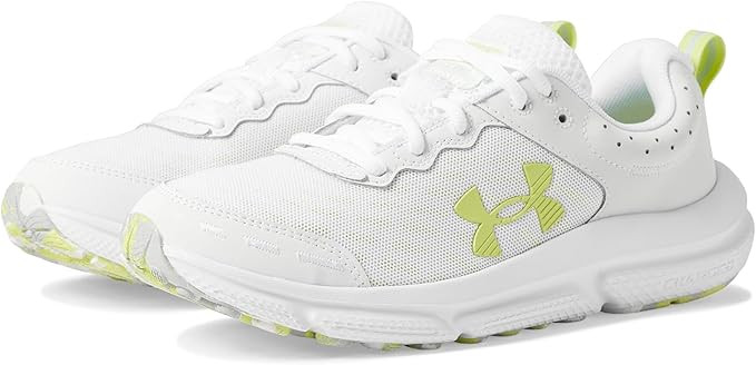 UNDER ARMOUR Women's Charged Assert 10 Running Shoe, (110) White/White/Sonic Yellow, 5 : Amazon.c... | Amazon (CA)