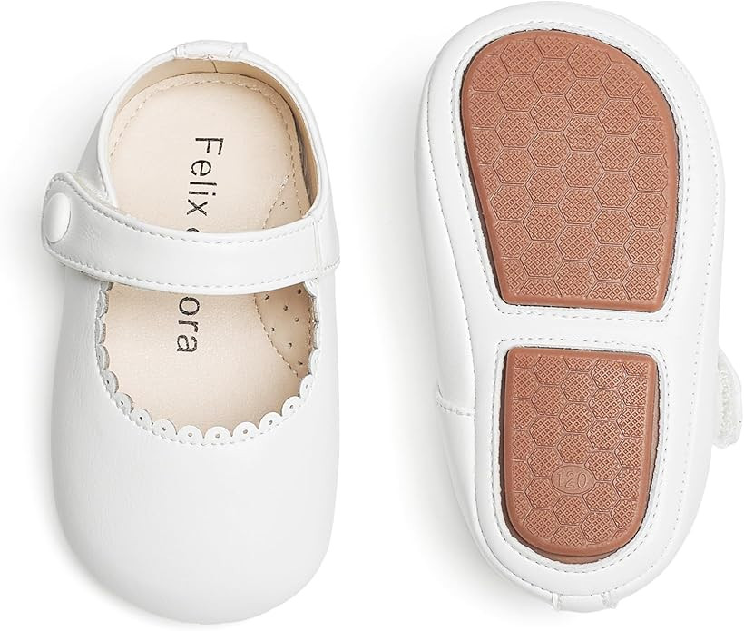 Soft Sole Baby Dress Shoes - Infant Baby Walking Shoes Moccasinss Rubber Sole Crib Shoes | Amazon (US)