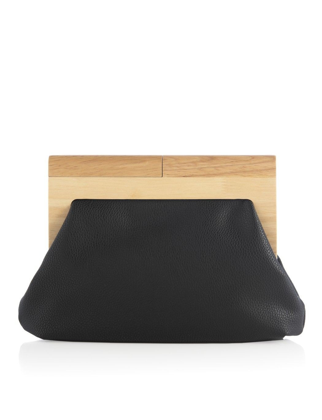 Wood Frame Clutch | Eloquii