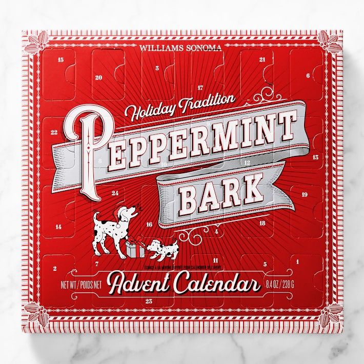 Williams Sonoma Peppermint Bark Advent Calendar | Williams-Sonoma