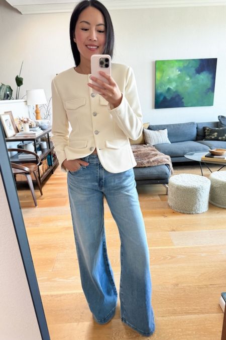 Love cream and denim! Such a great combo for business casual!

#classicstyle
#casualfriday
#modernworkwear
#VeronicaBeard
#summeroutfit

#LTKStyleTip #LTKSeasonal #LTKWorkwear