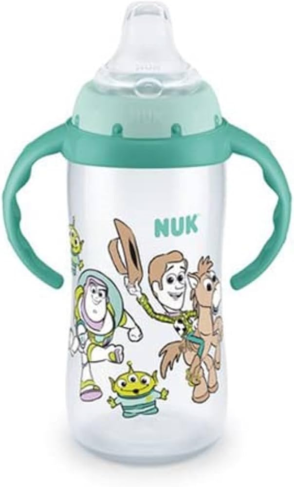 NUK Plastic Disney Learner Cup, 10 oz, 9+ Months – BPA Free, Spill Proof Sippy Cup | Amazon (US)