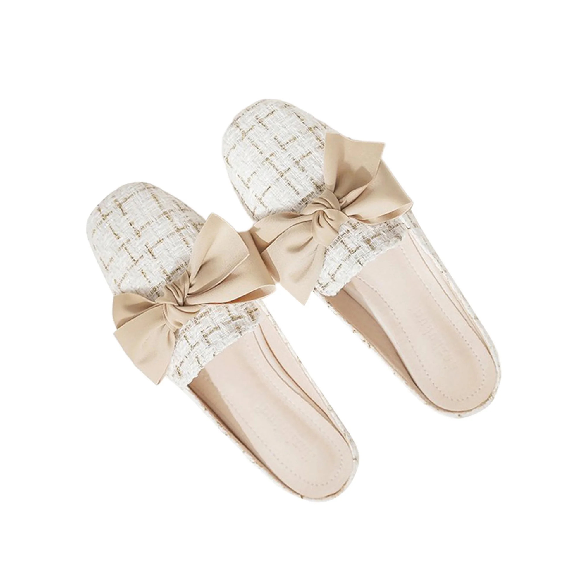 Tenmix Womens Mules Slides Slip-on Loafers Closed Toe Flats Casual Shoes Size 4.5-9 | Walmart (US)