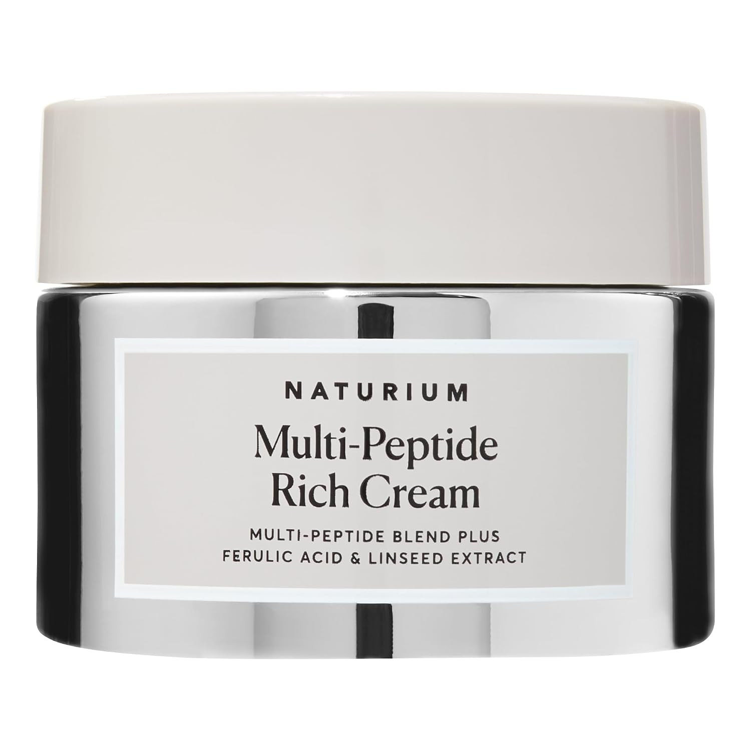 Naturium Multi-Peptide Rich Cream, Hydrating & Nourishing to Help Appearance of Fine Lines & Wrinkles, Vegan & Cruelty-Free, 1.7 oz | Amazon (US)