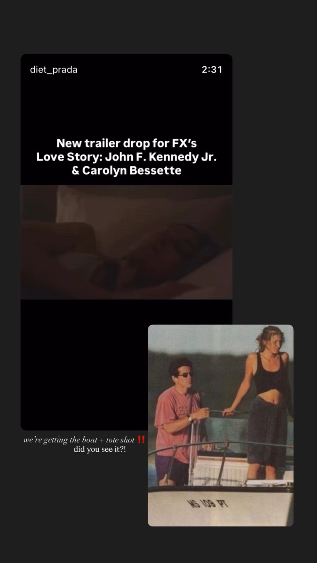 we’re getting the boat + tote shot ‼️ did you see it?!