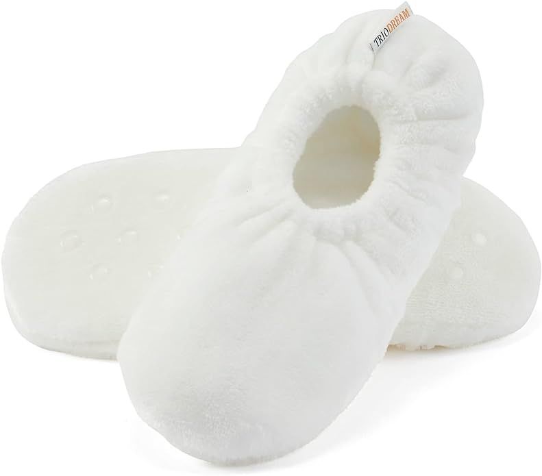 Velvet Plush Memory Foam Warm Slipper Socks For Women | Non-Slip One Size Fuzzy Socks For Women |... | Amazon (US)