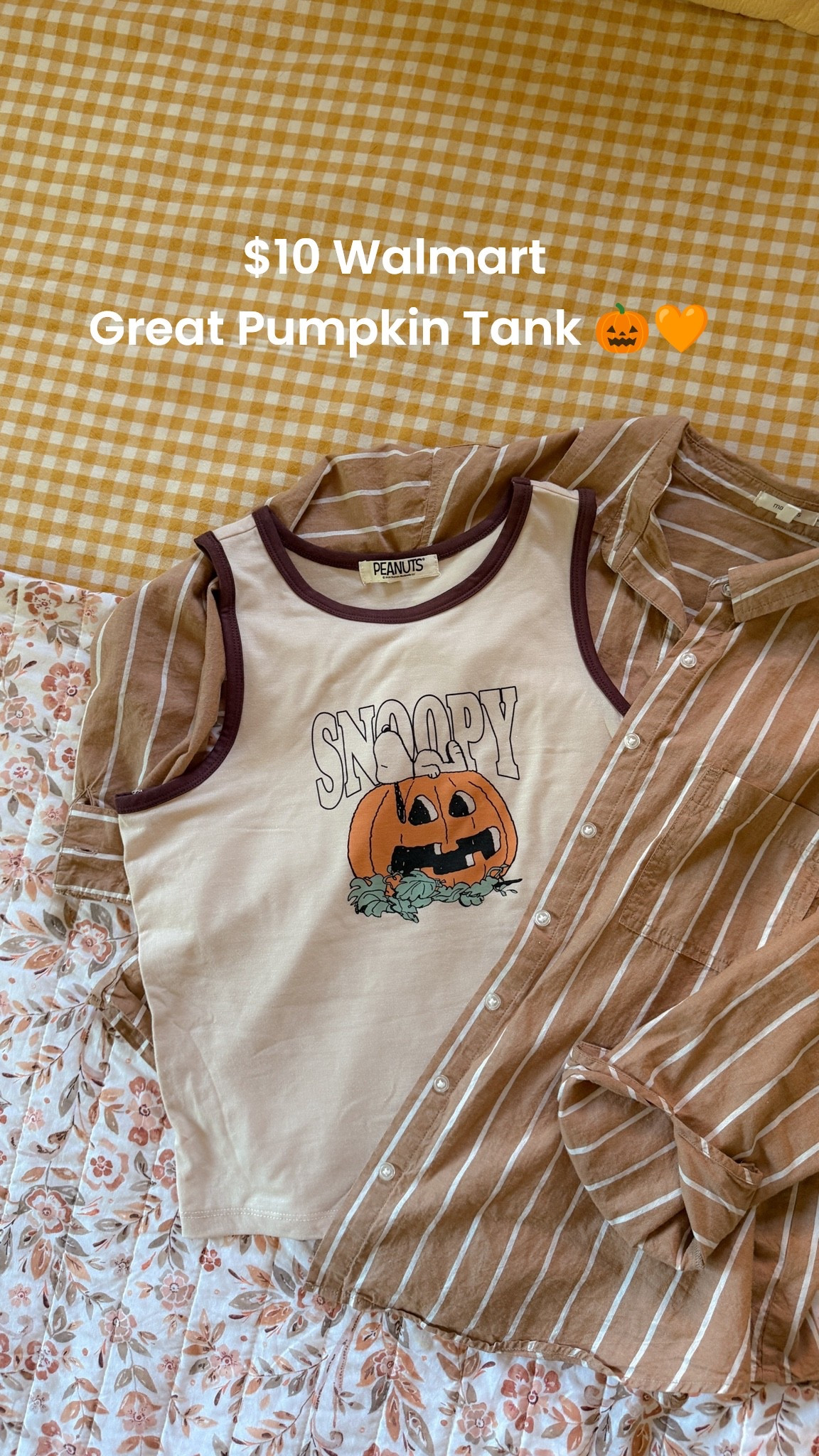 Found the absolute cutest Snoopy Halloween tank top at Walmart for $10 and some other cute and affordable fall pajamas!

#LTKSeasonal #LTKgrwm #LTKootd