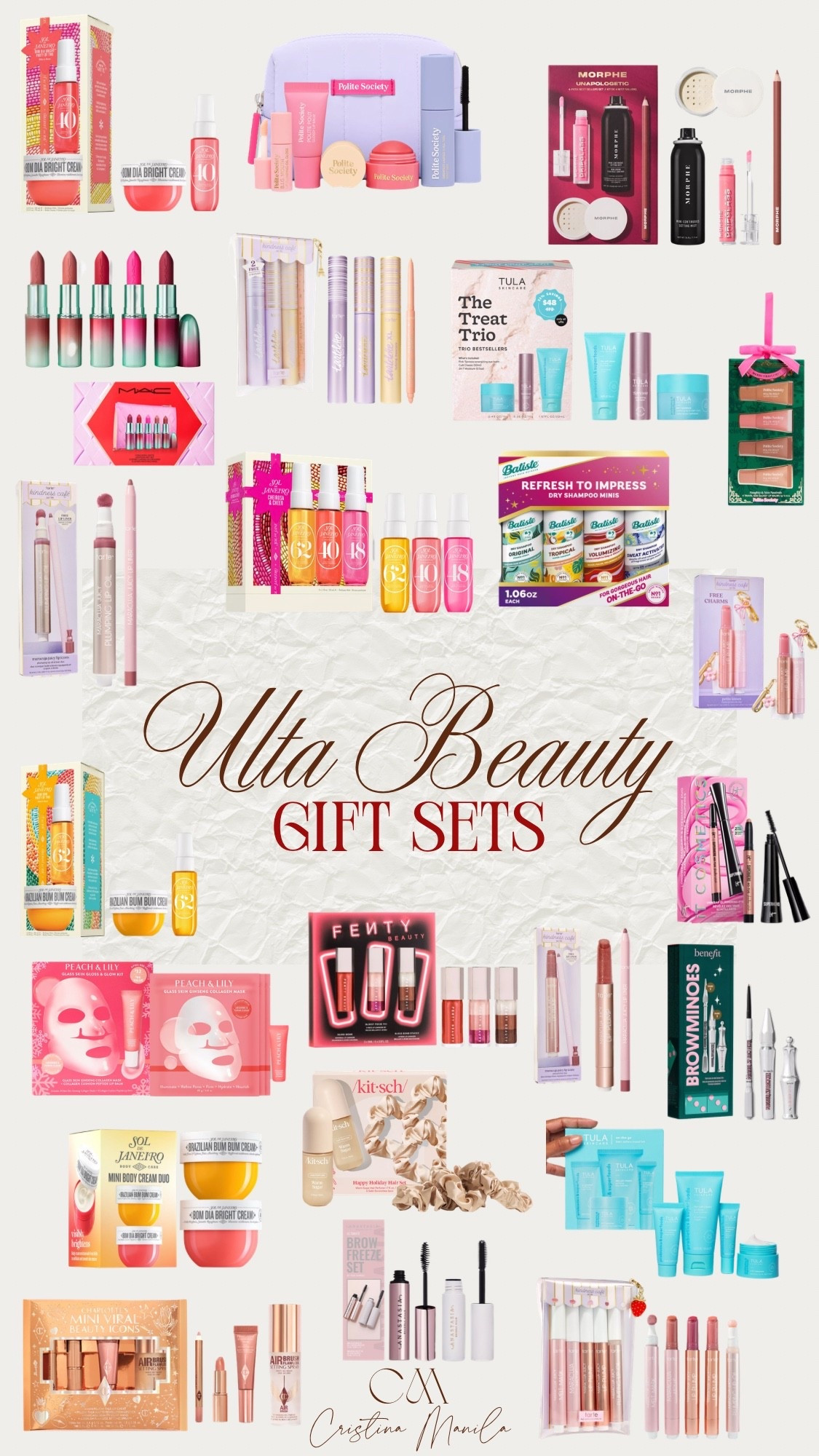 Gift sets for your teen, best friend, teacher, mom, or for yourself! All at such a good price! Sol de Janiero, tarte, it cosmetics, MAC, Tula, Fenty, etc. Some of these would even be good as a stocking stuffer, white elephant or a favorite things party! 

#LTKselfcare #LTKBeauty, #LTKgrwm #LTKdayinmylife

#LTKmomlife #LTKHoliday #LTKGiftGuide