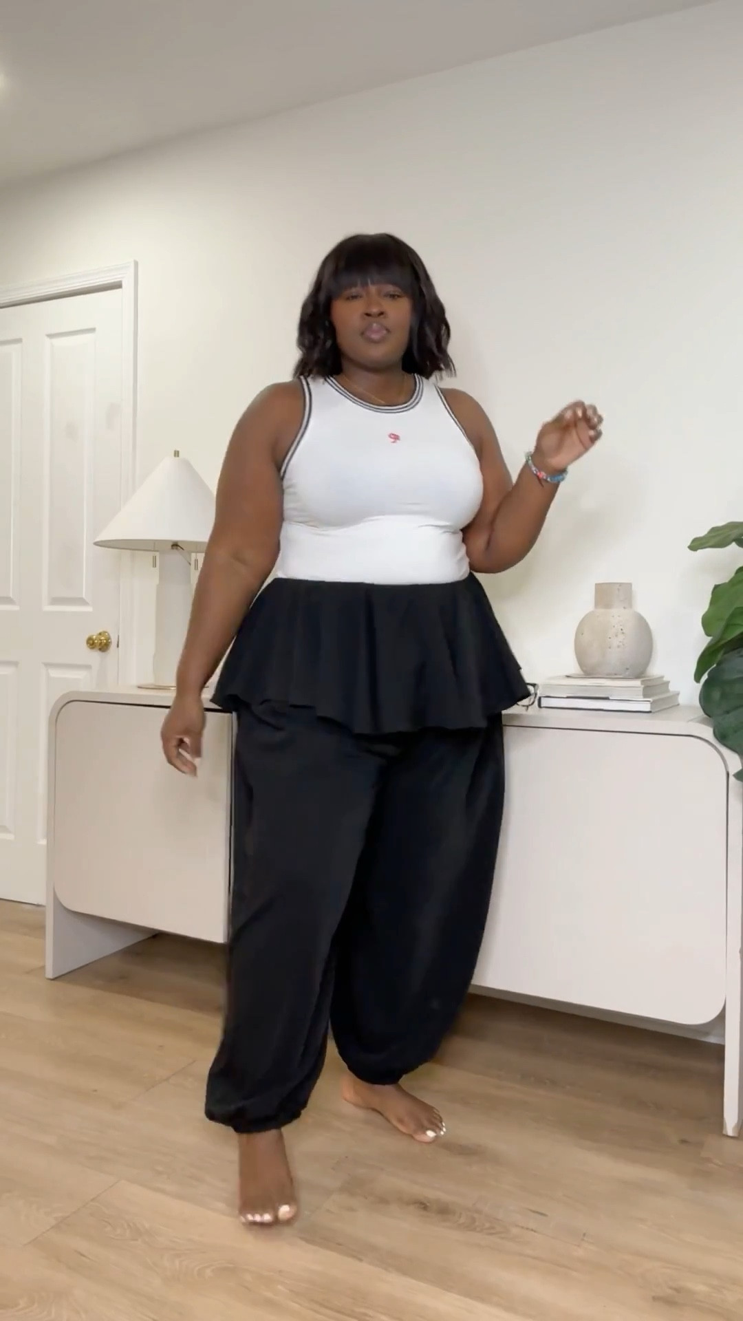 These are the outfits I reach for when I want compliments without doing the absolute most. It’s one of those outfits that works for literally everything… brunch dates, errands, casual dinners, travel days, coffee runs, or those “I still wanna look cute” moments #PlusSizeStyle #WideLegPants #CasualChic #BrunchOutfit #EverydayStyle #EffortlessStyle #CurvyFashion #LTKStyle #ComfortableFashion #OOTDInspo

#LTKSeasonal #LTKootd #LTKMidsize