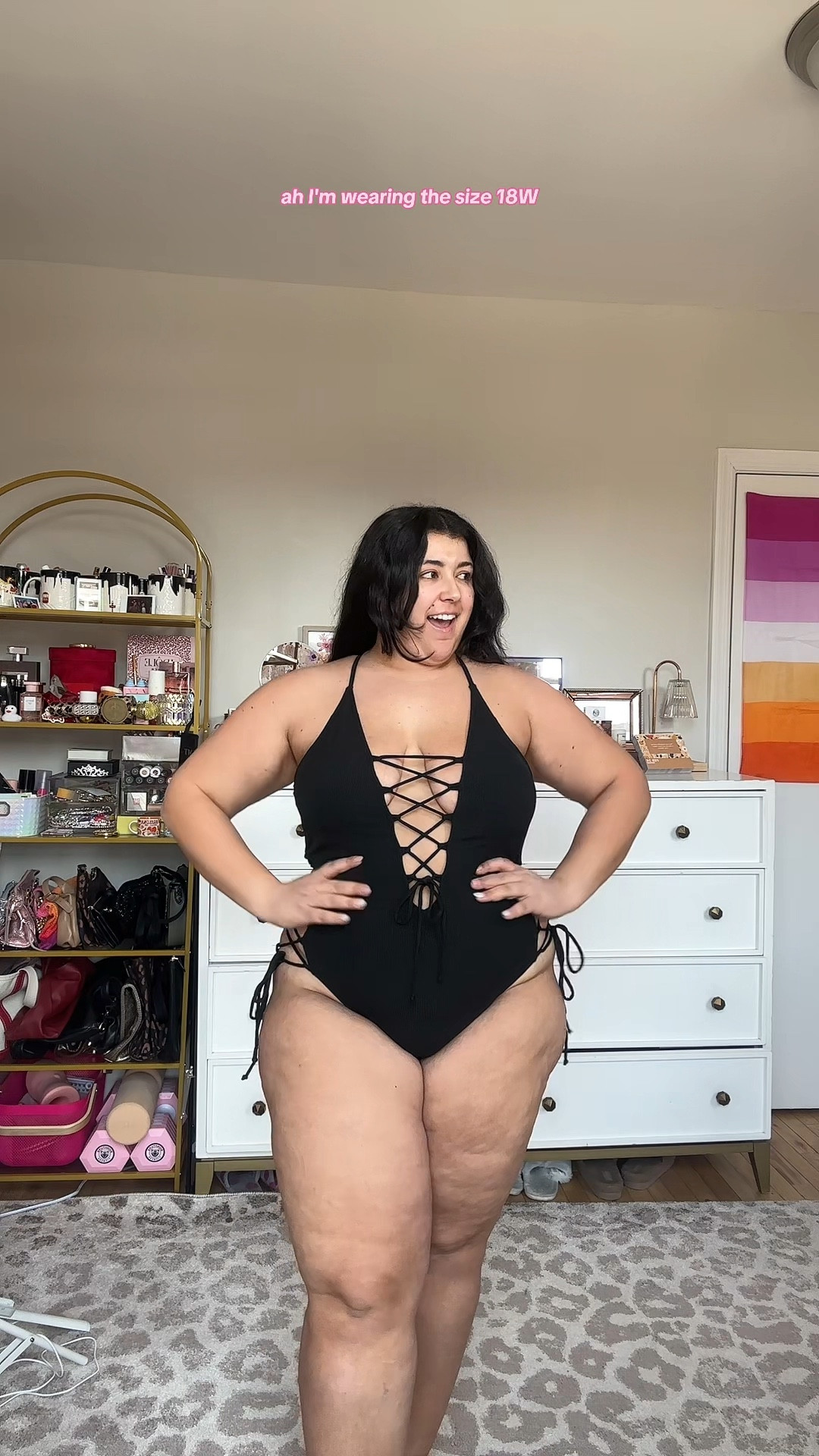 PLUS SIZE SWIM TRY ON!!😍

In love with this strappy black one piece from Tempt Me! I’m wearing size 18W✨

#LTKPlusSize #LTKStyleTip #LTKSwim