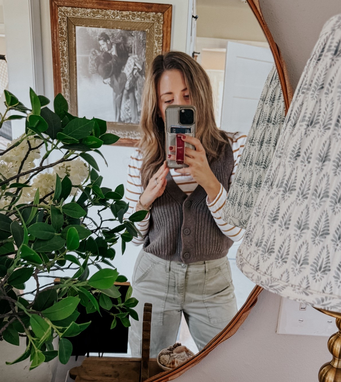 Fall outfit inspo! Wearing XS in vest and striped tee (linked the new version, mine is old) and size 4 in pants.

#LTKSeasonal #LTKPetite #LTKStyleTip