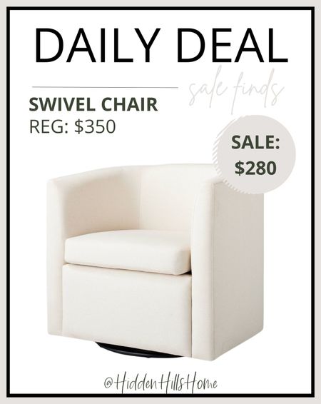 Vernon swivel chair on sale! Target Studio McGee home decor on sale, daily deal, home decor finds 

#LTKSaleAlert #LTKHome