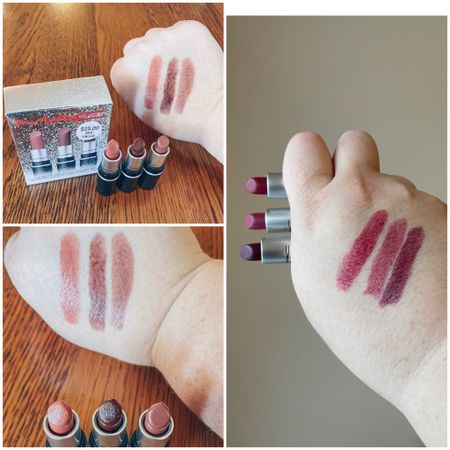 Max mini lip trios - there’s a pink set and a nude set, $25 each (a steal considering one lipstick is usually $21 ish). Gorgeous sets for the winter months and the holidays! And they make great gifts for makeup lovers!

#LTKbeauty #LTKHoliday #LTKGiftGuide