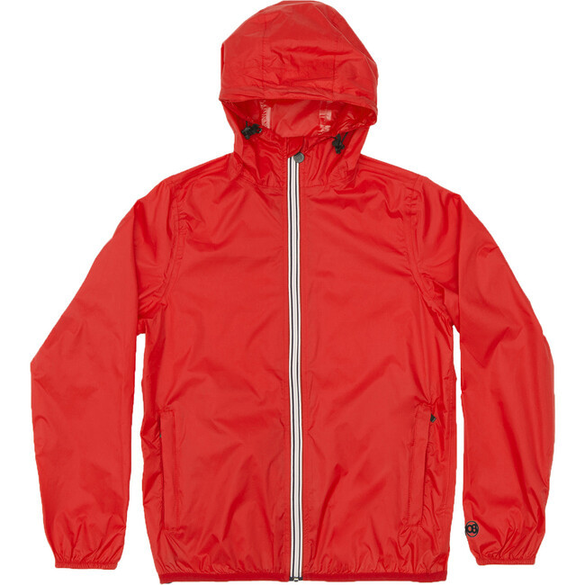 Men's Max Packable Rain Jacket, Red | Maisonette