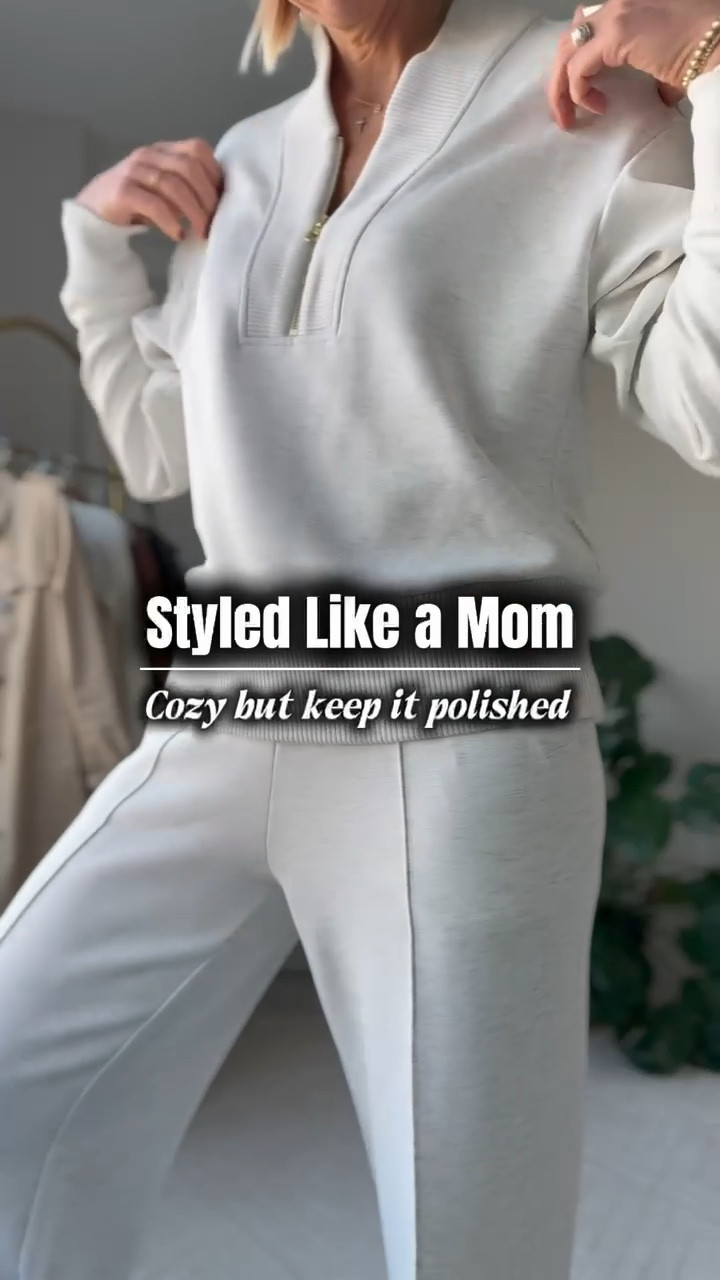 Matching set + trench = my formula for cozy, put-together mom style. 

I’m wearing a size medium in the trench coat. I would say it runs true to size!

#LTKOver40 #LTKStyleTip #LTKActive