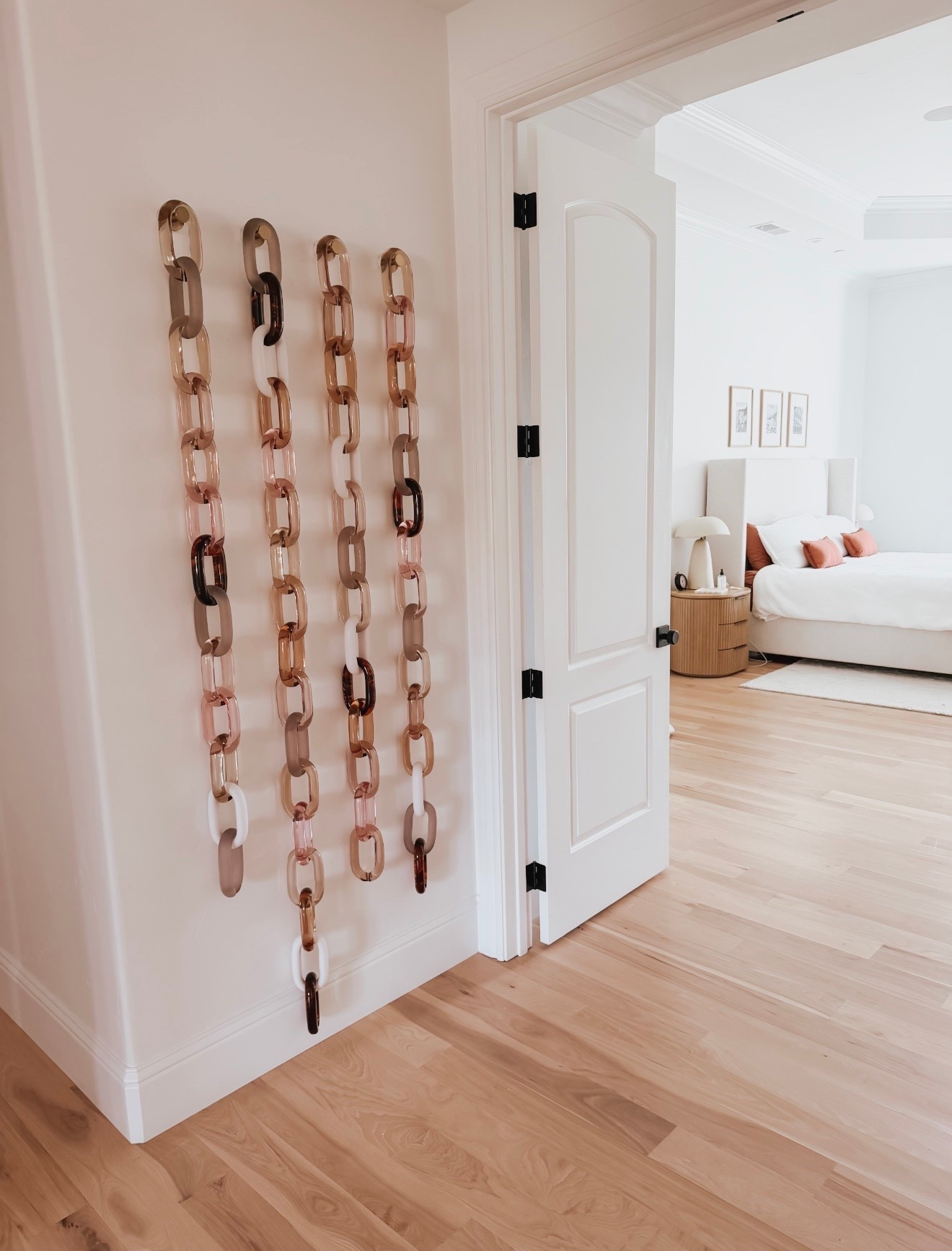 Modern wall art that doubles as a statement piece 🤍 These sculptural wall links add the perfect modern organic touch to a hallway, entryway, living room, or bedroom. I love how they add dimension and texture without making the space feel busy.

#LTKHome