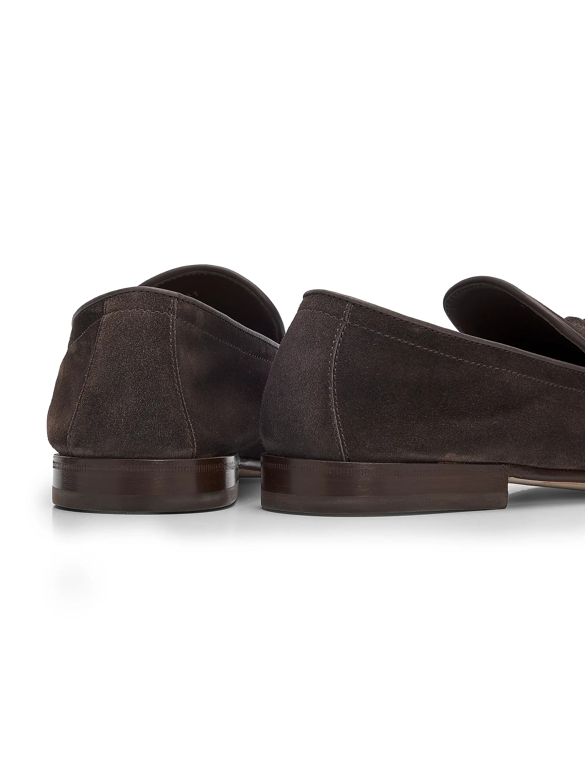 Brunello Cucinelli Almond Toe Suede Loafers | Saks Fifth Avenue | Saks Fifth Avenue