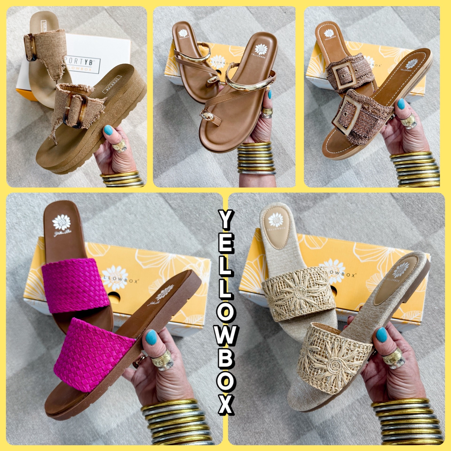 YELLOWBOX sandals and these are SO GOOD!! 
They run true to size 
#ad #sponsored #yellowboxpartner #summersandals 
