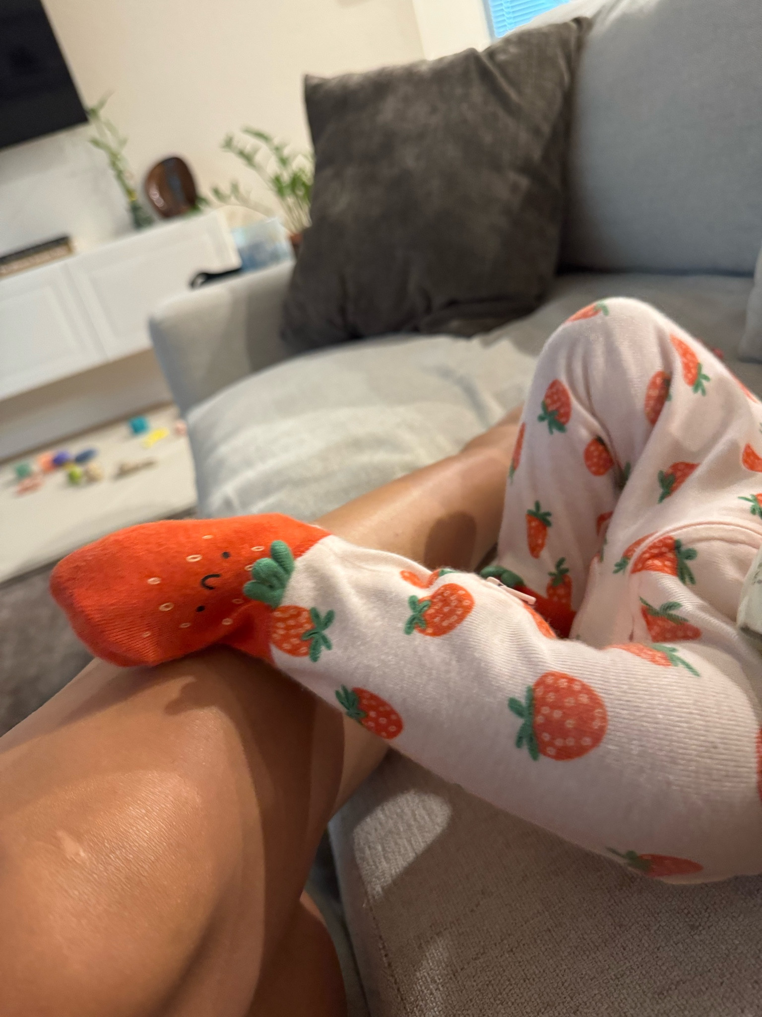 Our favorite strawberry footies from Old Navy!! They have the cutest little designs 😍😍😍

#LTKFamily #LTKBaby #LTKKids