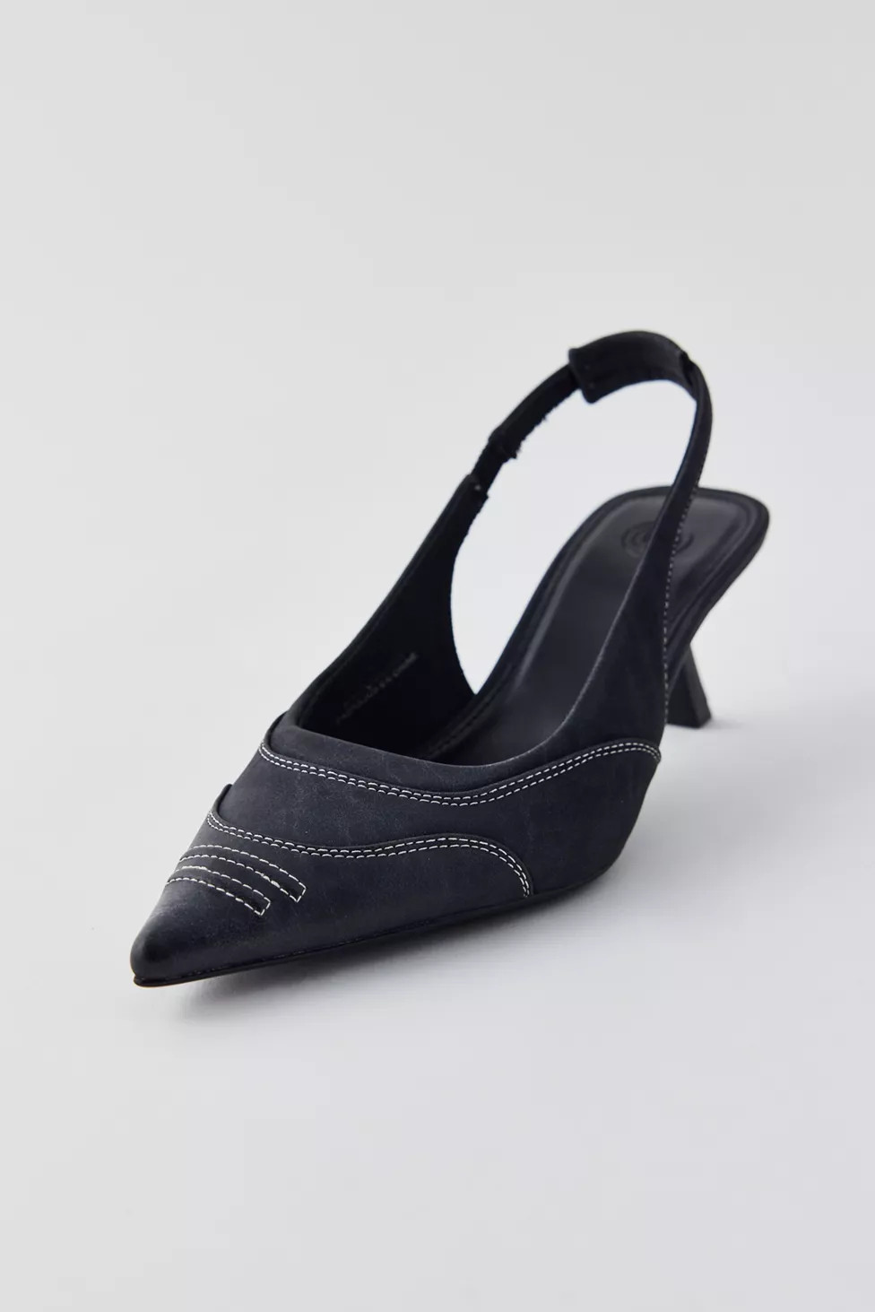 UO Capri Moto Slingback Heel | Urban Outfitters (US and RoW)