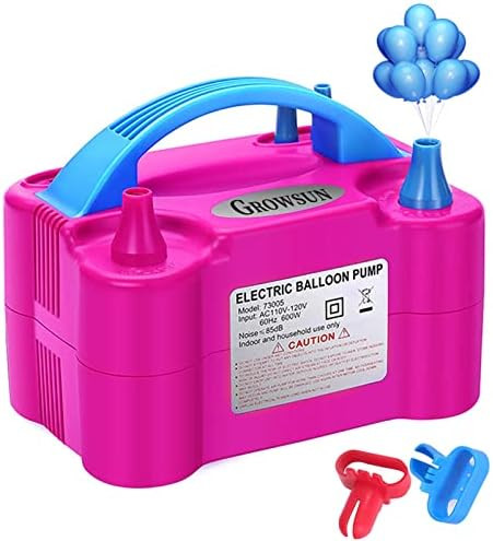 Growsun Electric Air Balloon Pump 110V 600W Balloon Blower Inflator for Garland Arch Party Decoratio | Amazon (US)