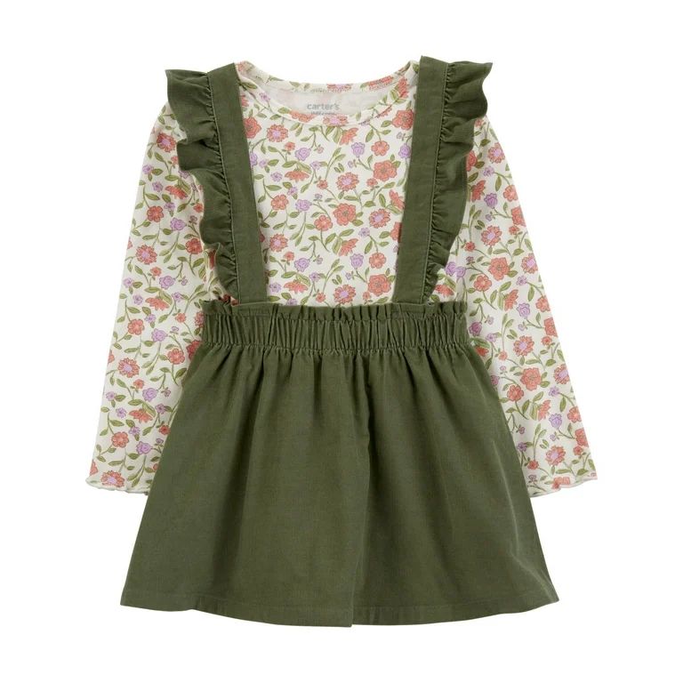 Carter's Child of Mine Toddler Girl Dress, 2-Piece, Sizes 12M-5T | Walmart (US)