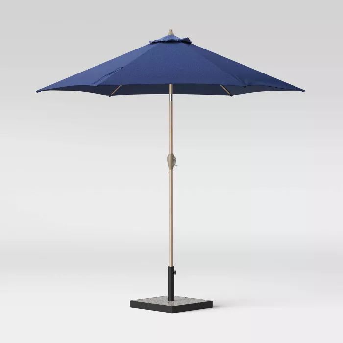 9' Round Patio Umbrella - Light Wood Pole - Threshold&#153; | Target