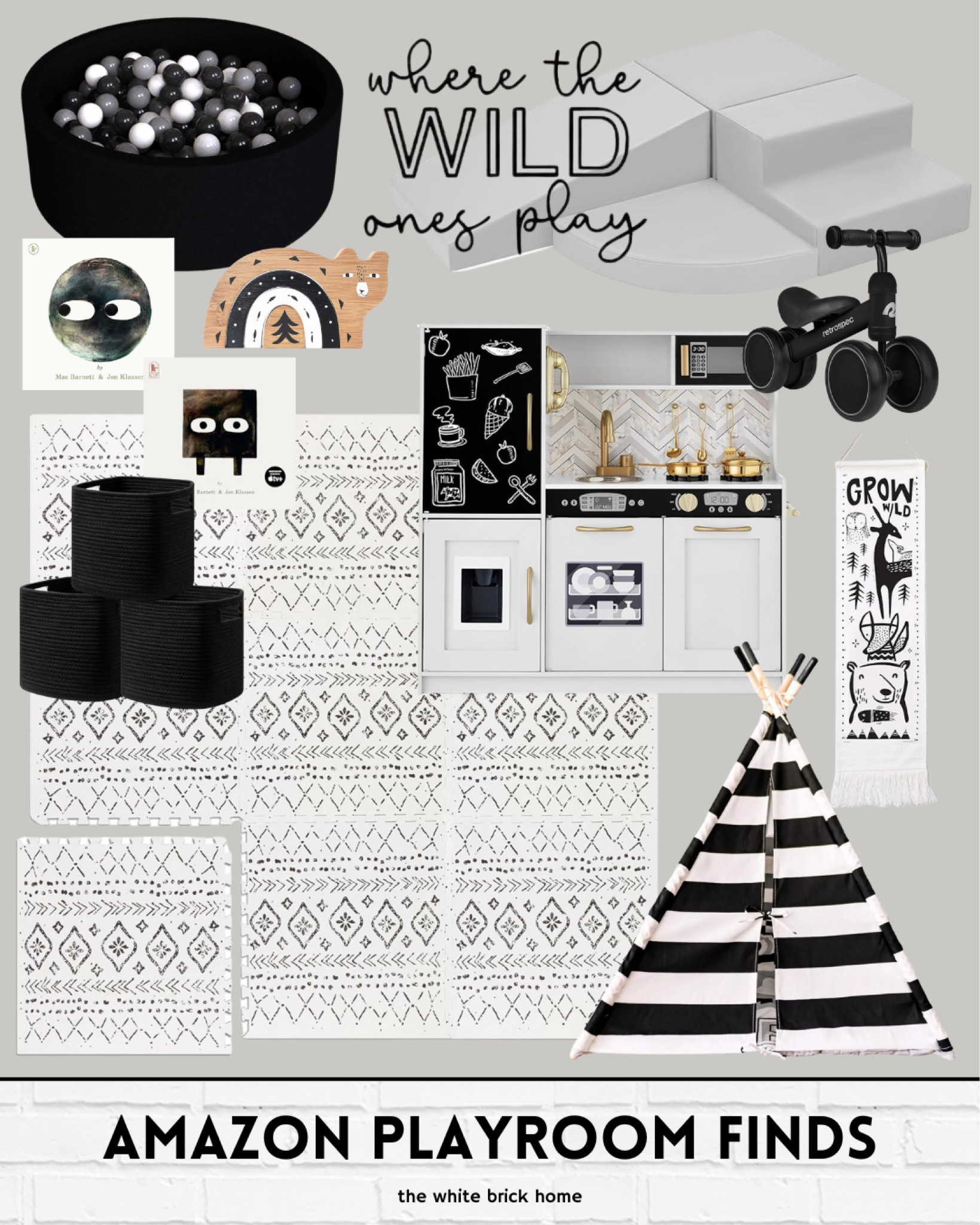 Neutral yet fun playroom decor and toys that would make great gifts this holiday season! 

Amazon, Amazon home, Amazon home decor, playroom decor, toys, gift ideas for toddlers, play tent, playroom rug, foam rug, play blocks, toddler toys, toddler play room toys, ride on toy, toddler boy gift ideas, toddler girl gift ideas, holiday gifts for toddler, Christmas gifts for toddlers, play kitchen, Amazon, Amazon home. 

#LTKKids #LTKBaby #LTKHome