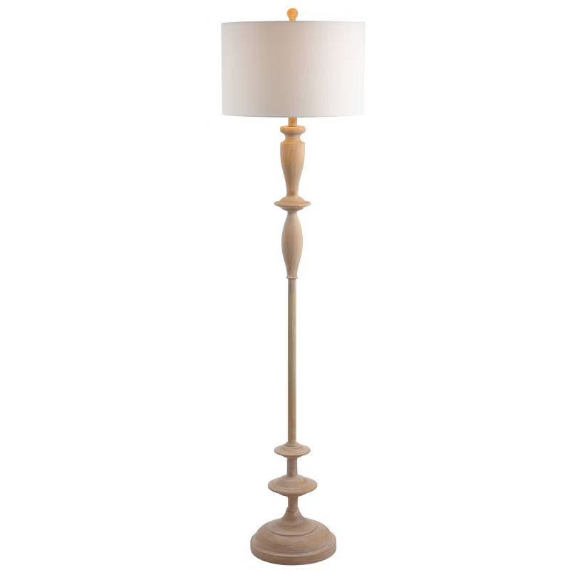 63.5" Aldrin Resin Floor Lamp (Includes LED Light Bulb) Brown - JONATHAN Y | Target