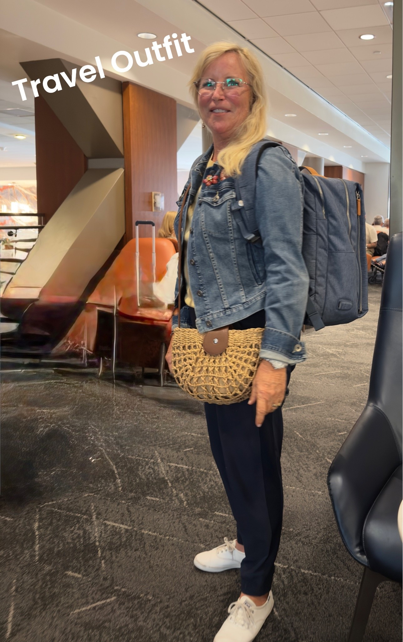 Headed to Japan today! Our oldest grandson is graduating from High School this week. We are headed to Yokuska to celebrate him 🎉🎉🎉. It is a 14 hour flight from the US to Tokyo, so I dressed for comfort.

#LTKootd #LTKOver40 #LTKTravel