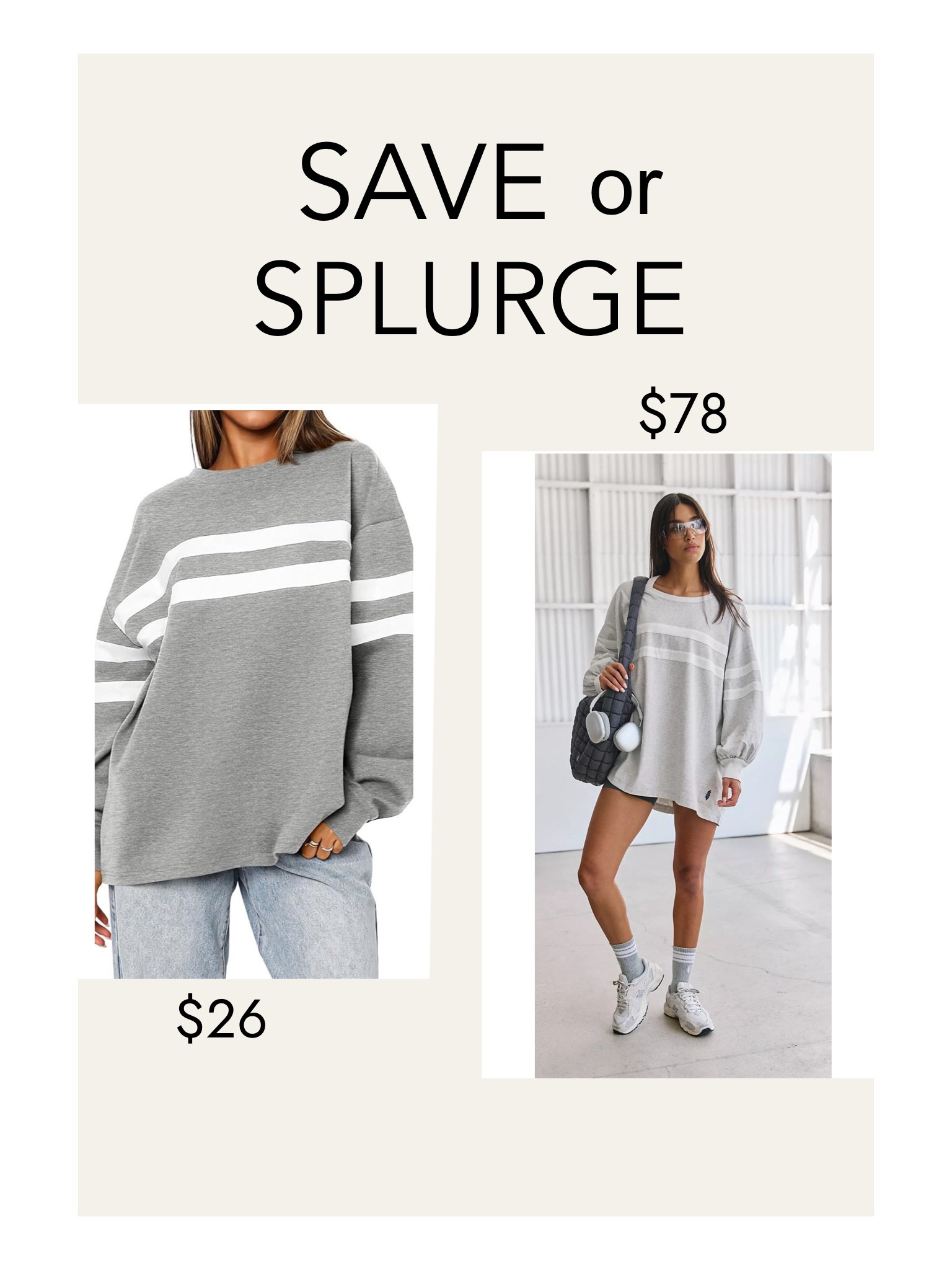 Save or splurge… the save option comes in several colors 

#LTKOver40 #LTKFindsUnder50 #LTKStyleTip