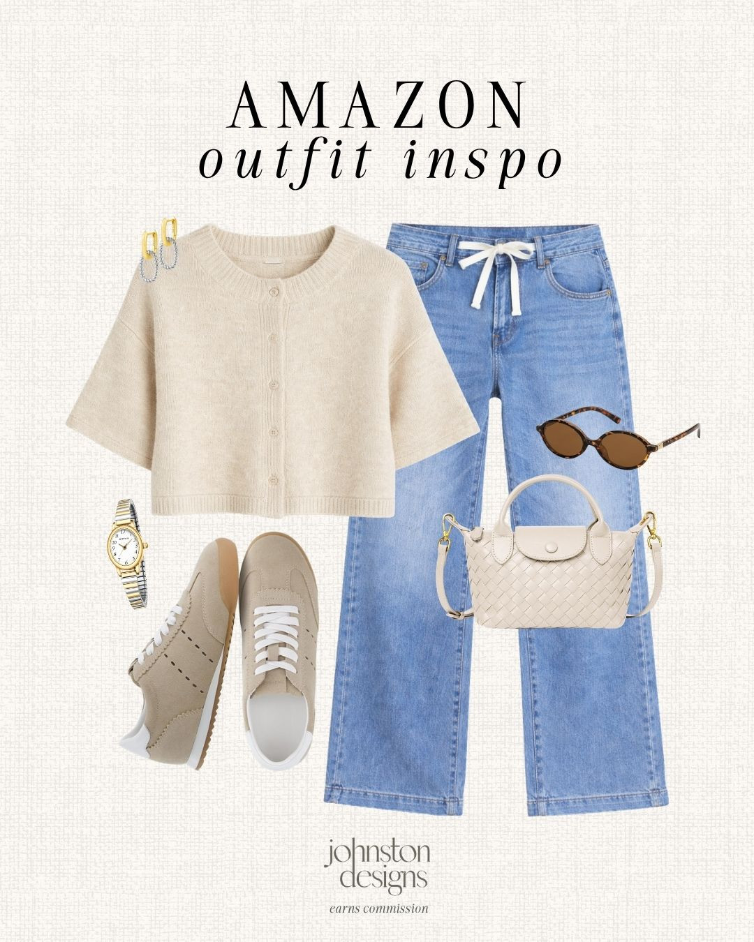 Easy everyday outfit from Amazon. Neutral layers, relaxed denim and simple accessories for a polished, effortless look. 🤍

Amazon outfit inspo, casual everyday outfit, neutral outfit ideas, wide leg jeans outfit, comfy casual style, minimalist outfit, amazon fashion finds, everyday style outfit, simple chic outfit, relaxed denim outfit.

#ltkstyle #ltkfinds #amazonfashion #casualoutfit #everydaystyle #neutralstyle #minimalstyle #denimoutfit #outfitinspo 

 #LTKootd