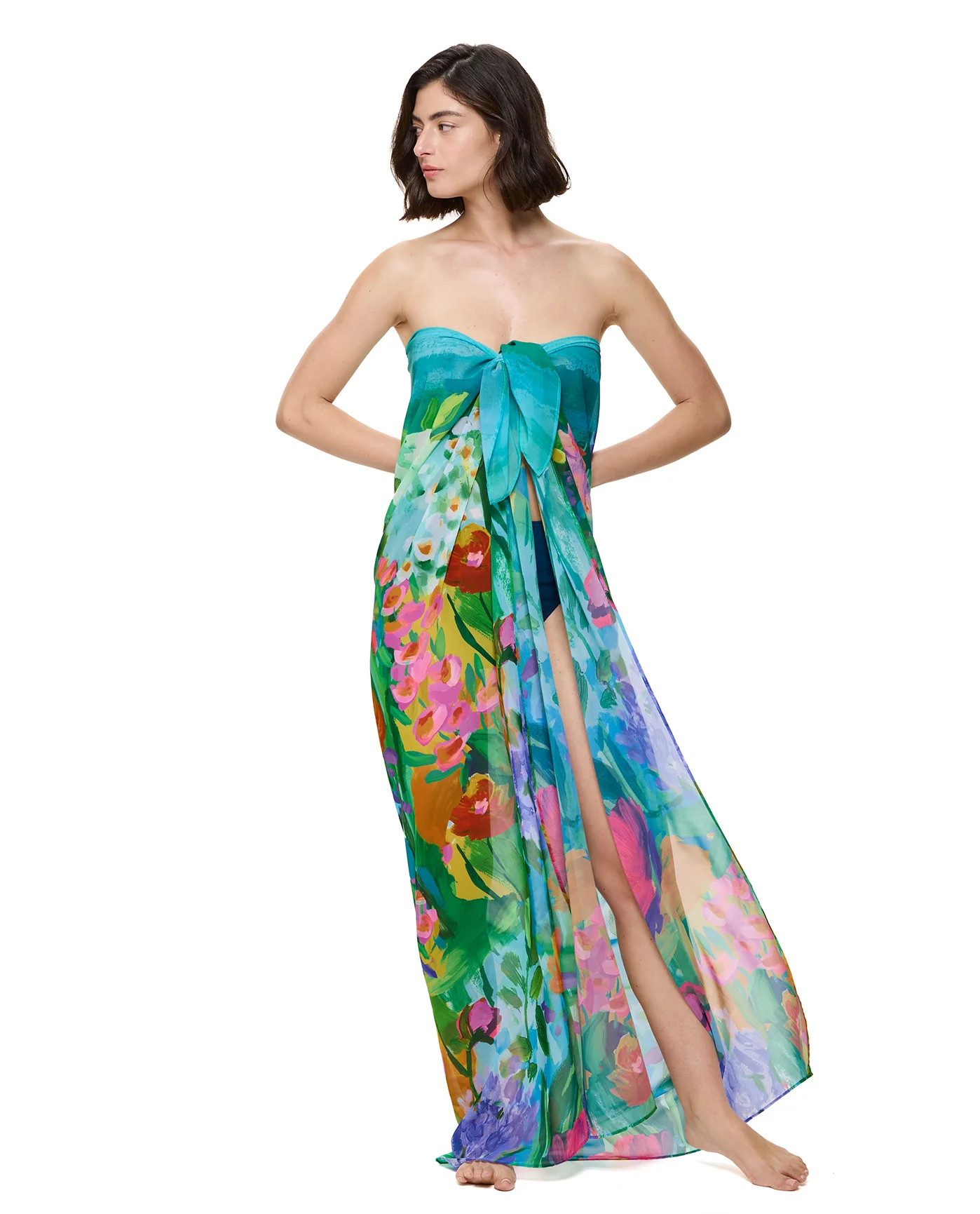 Monet's Garden Pareo-Multi | Gottex Swimwear