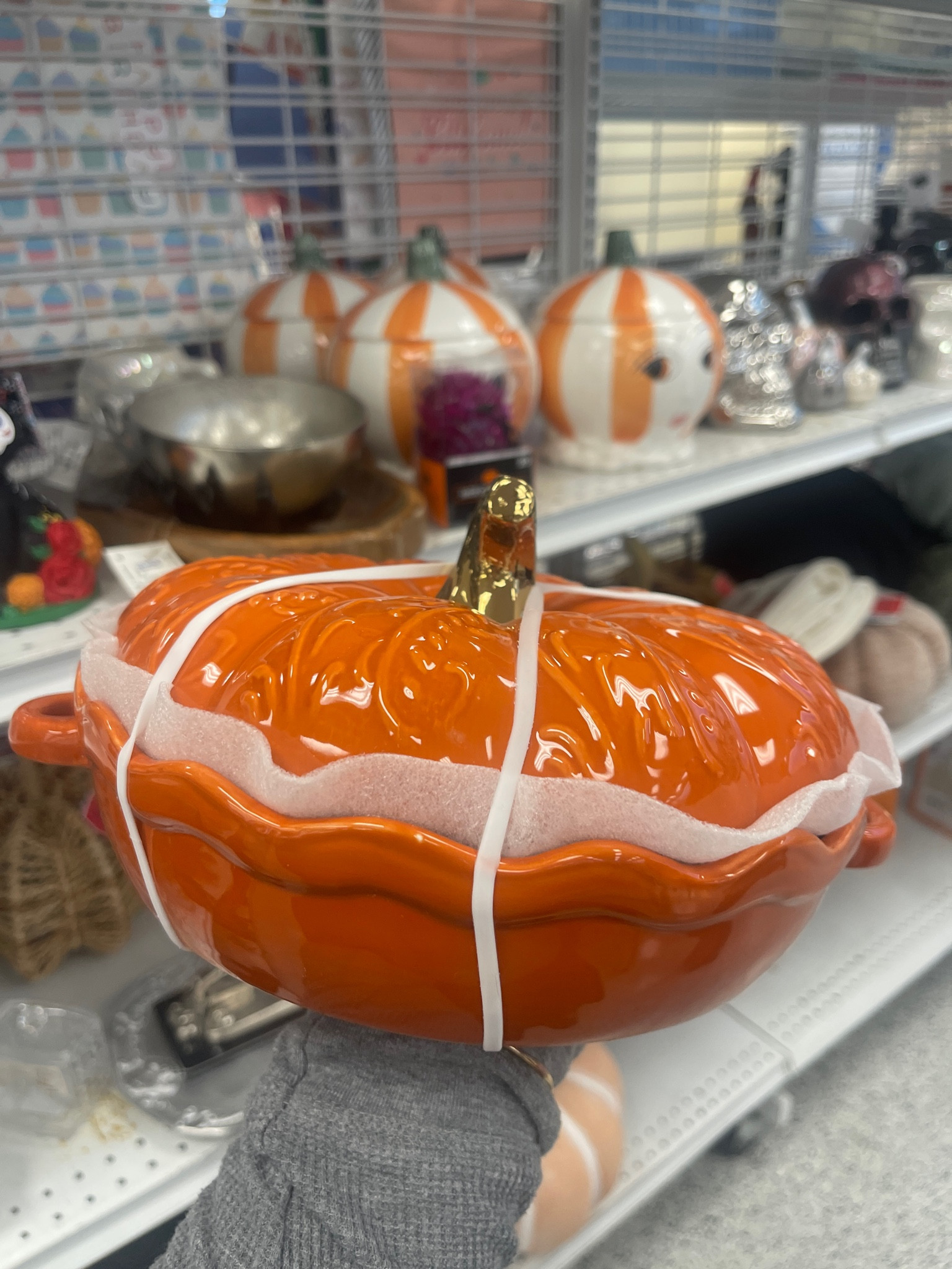 Found the cutest pumpkin dish at Ross! Linked similar 🥰🎃 

#LTKHome #LTKFallSale #LTKSeasonal