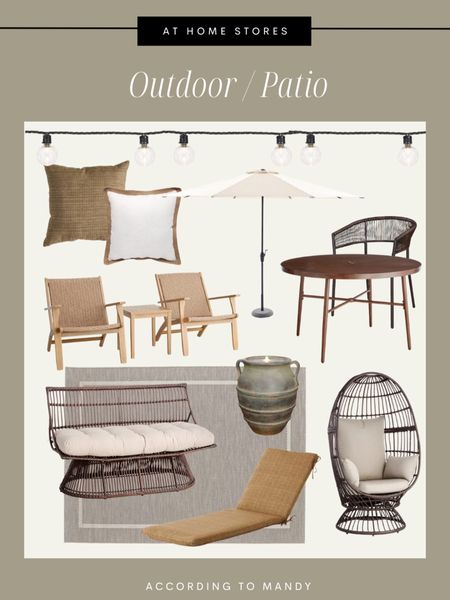 At Home patio finds! 

Outdoor space, outdoor rug, string lights, budget friendly home finds, 

#LTKfindsunder50 #LTKhome #LTKfindsunder100