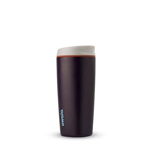 Owala SmoothSip Insulated Stainless Steel Coffee Tumbler, Reusable Iced Coffee Cup, Hot Coffee Tr... | Amazon (US)