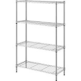 Lorell Light-Duty Wire Shelving Storage Rack, 54" x 36" x 14", Silver | Amazon (US)