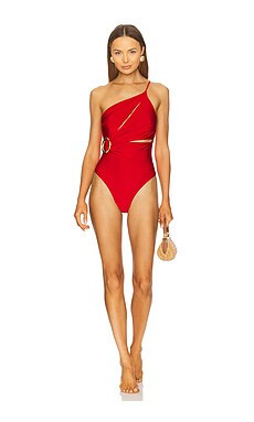 Cult Gaia Desi One Piece in Ghermez from Revolve.com | Revolve Clothing (Global)