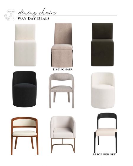 Way Day sale. Modern dining chair upholstered. Barrel dining chair white. Black dining chair upholstered. Slipcovered dining chair. 

#LTKhome #LTKFind #LTKsalealert