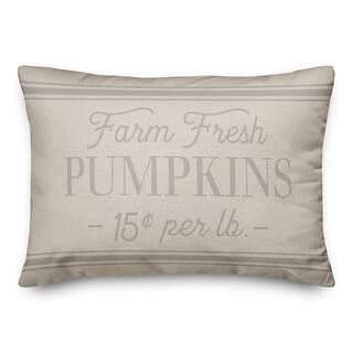Off-White Farm Fresh Pumpkins Throw Pillow | Michaels Stores