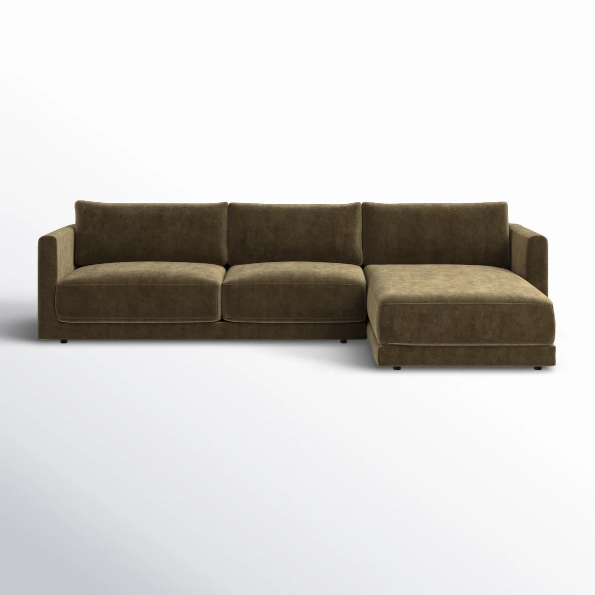 The Vervino sectional brings together style and sustainability. A larger profile as warm tones an... | Wayfair North America