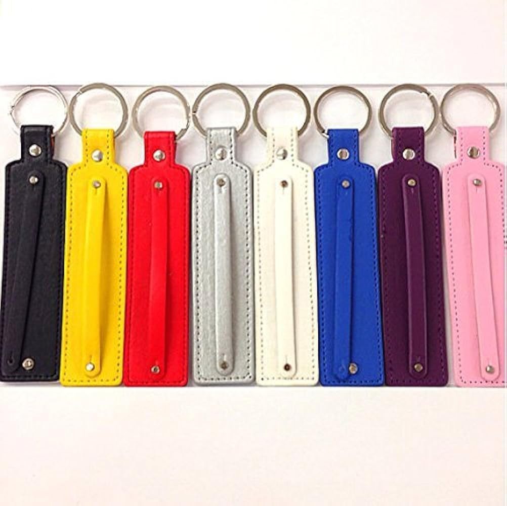 CLGIFT 12 Pc Keychain/You Choice Any 12 Pc Leather Keychain 6 Inches Long Fits Diy 8mm Slide Lett... | Amazon (US)